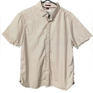 Denim & Flower Ricky Singh 100% Cotton Long Sleeve Button Up Shirt ,size L